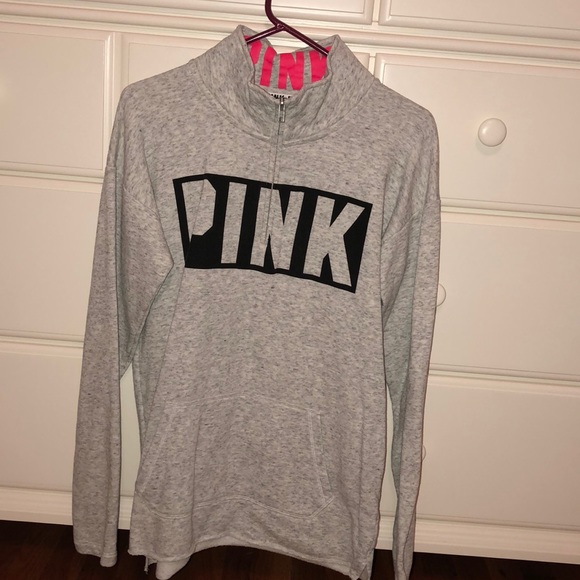 PINK Victoria's Secret Tops - Vs pink quarter zip